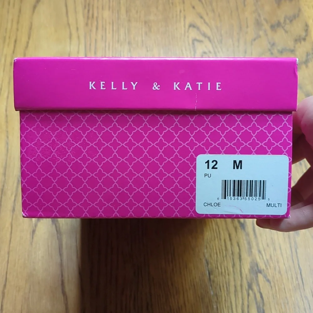NIB Kelly & Katie Chloe Gladiator Rainbow Sandal Size 12T